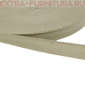 Лента киперная х/б 13 мм, цв.71 льняной, уп.50м (пл.2,8 г/м)