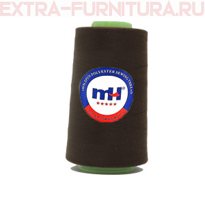 Нитки МН 40/2 п/э  5000 ярдов №493 т.коричневый