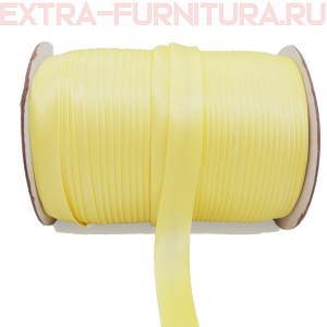 Косая бейка 16мм 132м цв.009 светло- желтый ЕВРО