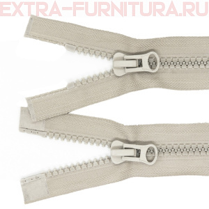 Молния Трактор Т8 2 замка 80см, цв.310 серый светлый, LOGO