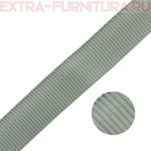 Тесьма брючная арт.1с-79 шир. 15мм, цв.серый, уп.25м