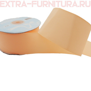 Лента репсовая IDEAL шир. 50 мм цв.714 светло-персиковый, уп.27,42м *