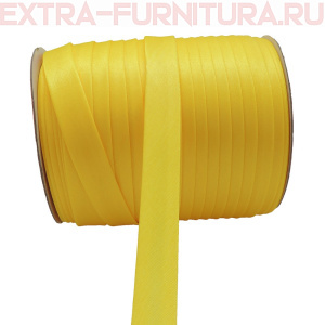 Косая бейка 16мм 132м цв.013 желтый ЕВРО
