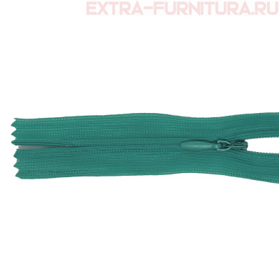 Молния потайная № 3, 50 см, цв. 209 морская волна п/э пл.9,3 гр/м