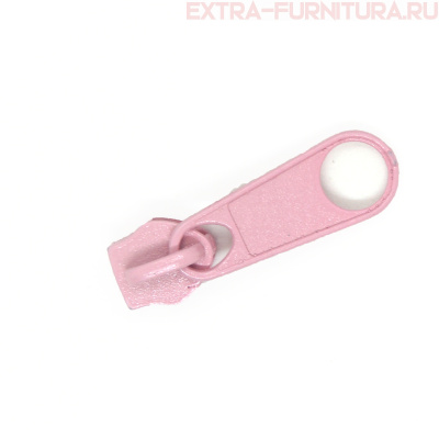 Бегунок к рулонной молнии тип 5, цв.134 розовый