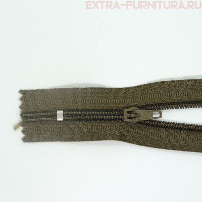 Молния Спираль н/р Т4, дл.18 см, цв.327 темно-оливковый