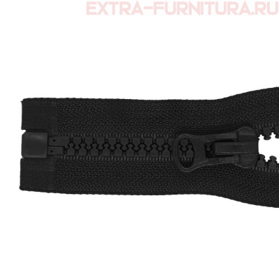 Молния Трактор Т8 1 замок 80см, цв. 322 черный, LOGO