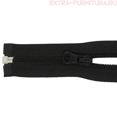Молния Спираль разъемная Т5, дл. 120см, цв. черный LOGO