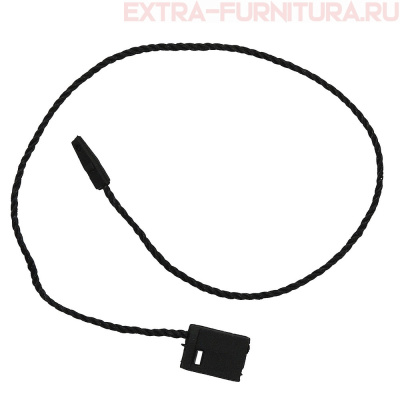 Биркодержатель пломба пластик 19см, цв. черный, уп.1000шт