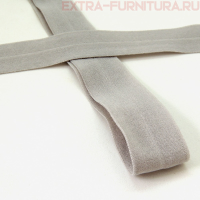 Резинка окантовочная 20мм цв.310 серый, матовая ROM.20310 уп. 50м 