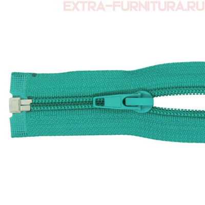 Молния Спираль разъемная Т5, дл. 90см, цв.253 зеленая бирюза