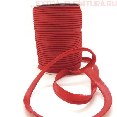 Кант атласный 12 мм, 72 ярда, цв. 100 красный ЕВРО